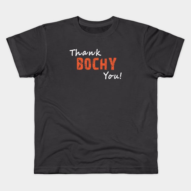 Thank You Boch Logo Kids T-Shirt by rinaerwina